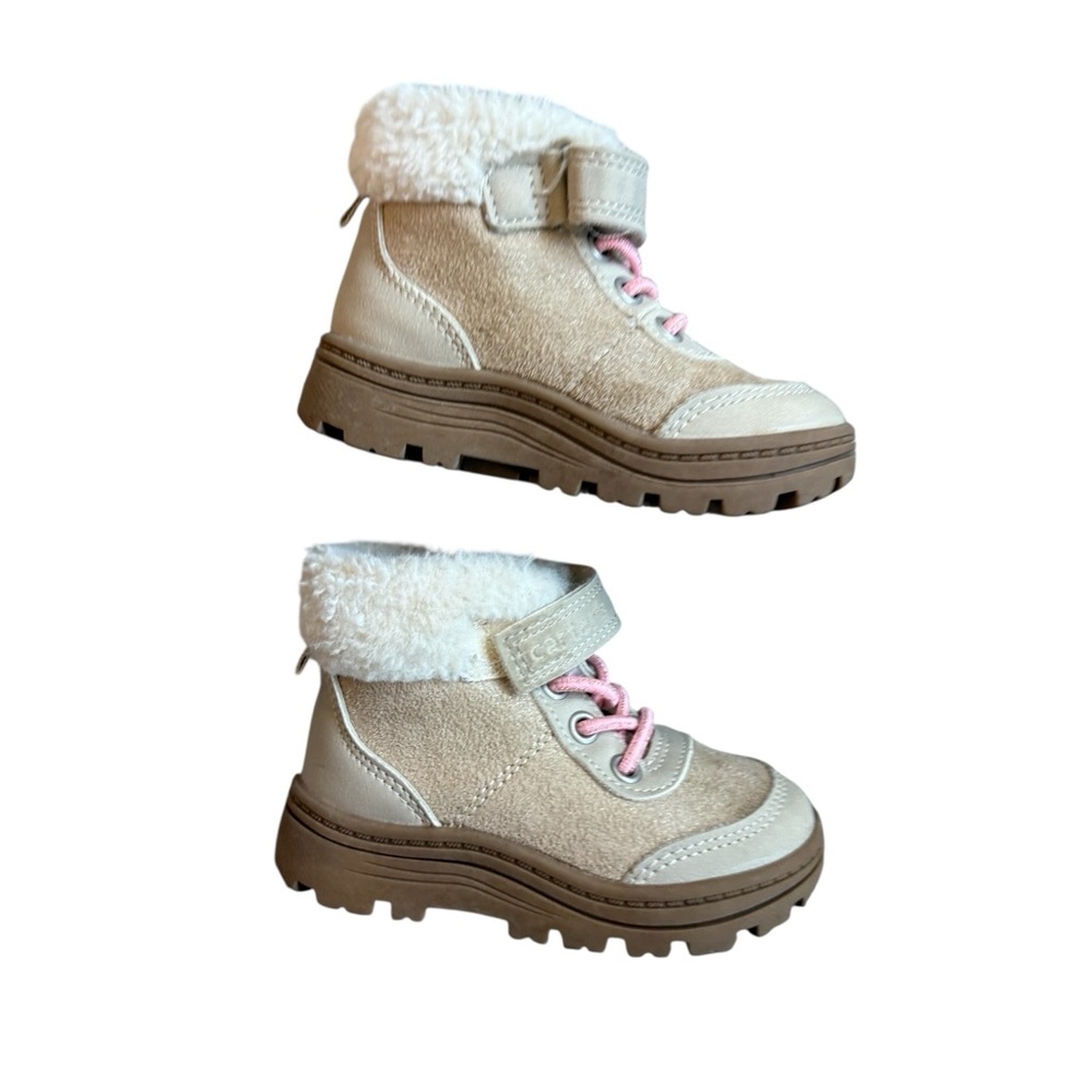 Carter's Tan and Pink Kids Boots